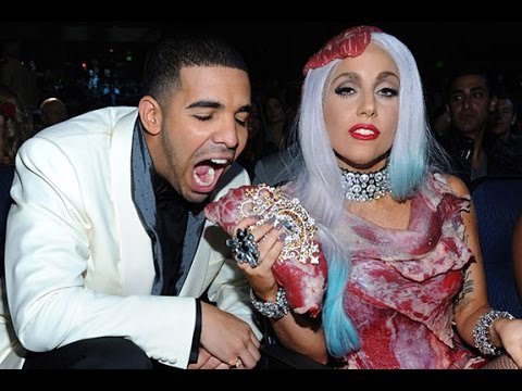Image result for Lady Gaga meat dress vmas