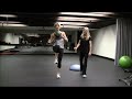 Basketball lunge with layup - Exercise Demonstration - Total Health Systems