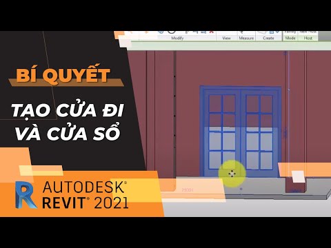 Bí Quyết Tạo Cửa Đi Và Cửa Sổ Trong Phần Mềm Revit