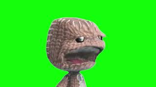 Green Screen Sackboy Turning Around Meme