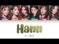 (여자)아이들((G)I-DLE) - HANN (Alone)(한(一))'Lyrics (Color Coded Han|Rom|Eng)