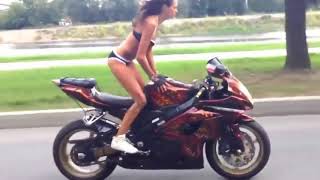 Bikinili Rus Kızı Motosiklet Şov Yaptı :) - MotorcycleTurkey - Russian Girl Ride