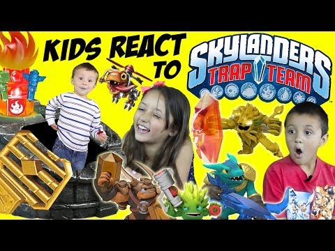 Kids React to Skylanders Trap Team! (Gameplay / Characters / Portal / Starter Pack)