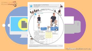 HumanFusion FitnessBuilderPRO - training with pdfs