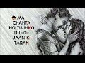 Main chahta hu tujh ko great love song with lyrics