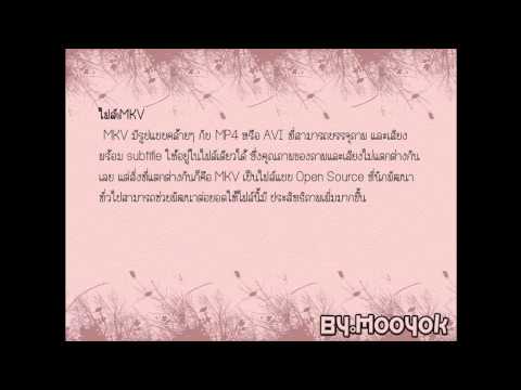 แนะนำนามสกุลไฟล์ Video By หมูอ้วน
