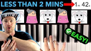 Memorize the Piano Notes in Under 2 Minutes (Easy!)