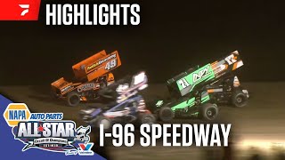 All Star Circuit Of Champions At I-96 Speedway 82225 Highlights
