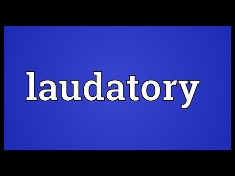 Header of laudatory