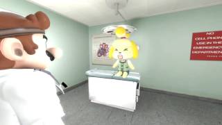 Sfm Isabelle Farts At The Hospital And Dr.mario Shrinks