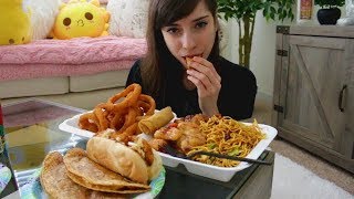 Panda Express Jack In The Box Onion Rings Mukbang Panda Express Jack In The Box Onion Rings Mukbang