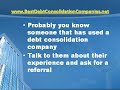 The Best Debt Consolidation Companies Reviewed