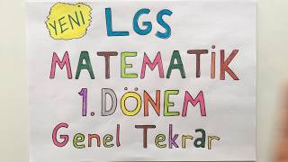 8. Sınıf Matematik 1. Dönem FULL TEKRAR #lgs
