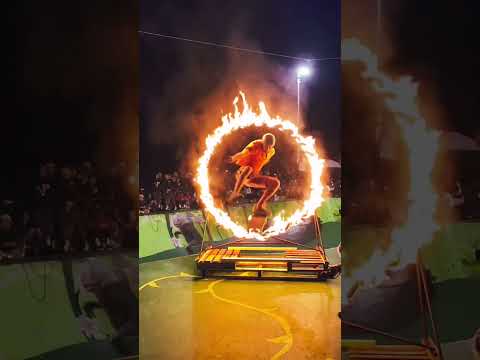 The Ring of Fire went off at the annual skateboard event King of Kings in Bournemouth. Epic skaters