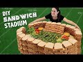 DIY 7 INGREDIENT SANDWICH STADIUM 🥪🏟️ thumbnail