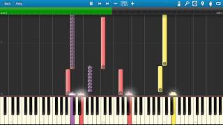 The Incredible Hulk TV Series - Theme Song - Piano Tutorial - Synthesia Cover
