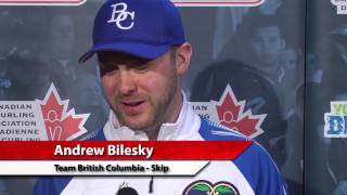 Draw 13 Media Scrum - 2013 Tim Hortons Brier