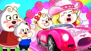 Bearee Fun & Learn Bonnie Left Her Parents To Live With Barbie Family Pets Cartoon For Kids