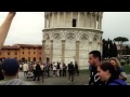 Troll high-fiving people in Pisa