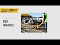 Electric Tugs/Tuggers Moving Train #Bogies Up To 360 Tonnes (MasterMover HD Video)