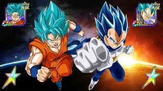 Double Rainbow All The Way 100% Agl Ssb Goku & Vegeta Showcase Dbz Dokkan Battle