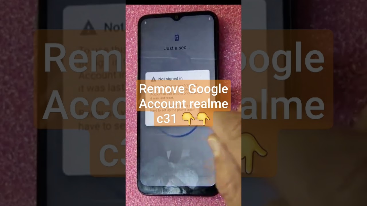 Remove Google Account realme c31 Remove Google Account realme c31