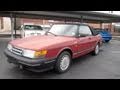 1988 Saab 900 Turbo Convertible, Start Up, Exhaust, and In Depth Tour