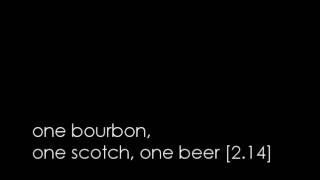 Watch Glee Cast One Bourbon, One Scotch, One Beer video