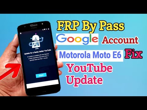 Remove Google account motorola moto E6 Fix Youtube Remove Google account motorola moto E6 Fix Youtube