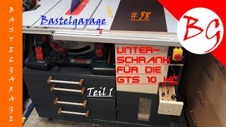 BG-Bosch-Unterschrank für die TKS GTS 10 xc selbst bauen