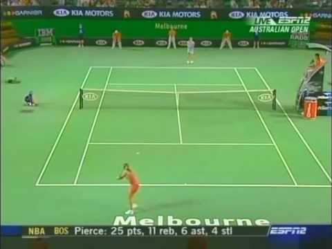 AO 2006 SF Amelie モーレスモ vs Kim Clijsters P．12