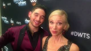 Debbie Gibson And Alan Bersten After Elimination On Dwts 25
