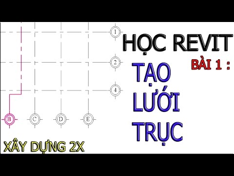 Học Revit | Tạo Family Đầu Lưới Trục | Revit Cơ Bản Nâng Cao
