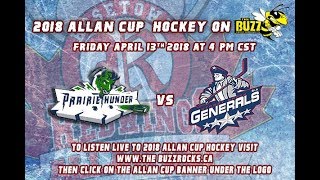 2018 Allan Cup Semi Final : South East vs Stoney Creek - SNN : www.SaskNews.net