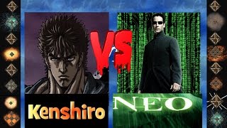 Kenshiro (Fist of the North Star ) vs Neo ( Matrix ) - Ultimate Mugen Fight 2014
