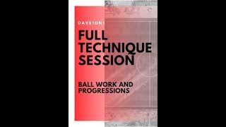 FULL FOOTBALL TECHNIQUE TRAINING SESSION