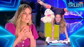 La Niña Flexible Y Su Inesperado Regalo A Edurne Audiciones 2 Got Talent España 7 2021