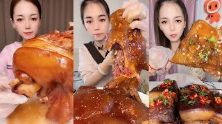 Mukbang Rib Belly Roll Intestine Belly Braised Pork Chicken