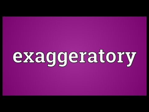 Header of exaggeratory