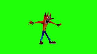 Crash Bandicoot Woah! (Original Without post-processing and effects) Green Scree