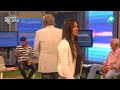 José Antonio Luque intenta un caño con Irene Junquera - @ElChiringuitoTV