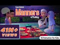 Ghulam Rasool Explains the Easy Islamic Manners of Eating | 3D Animation | Kids Land
