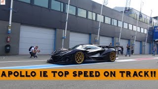 Insane Loud 2,7 Million Euro Apollo IE Racing On Track + Hypercar Pitlane!!