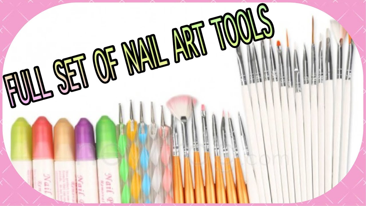Types of Nail Art Tools - wide 2