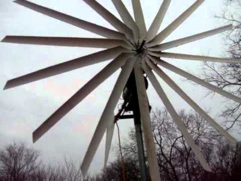 Homemade, Double Treadmill Motor Windgenerator  How To Make &amp; Do 