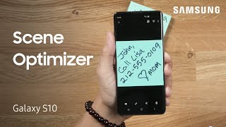 01. How to use the Scene Optimizer photo settings on Your Galaxy S10 | Samsung US