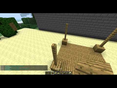 Как сделать беседку в minecraft