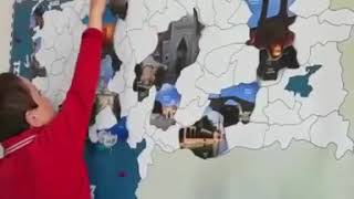 Manyetik Puzzle Türkiye Tarihi Eserler Ve Doğal Güzellikler Haritası