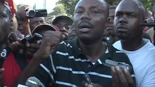 VIDEO: Declaration Senateur Moise Jean Charles Anti-Martelly 18 Nov 2013