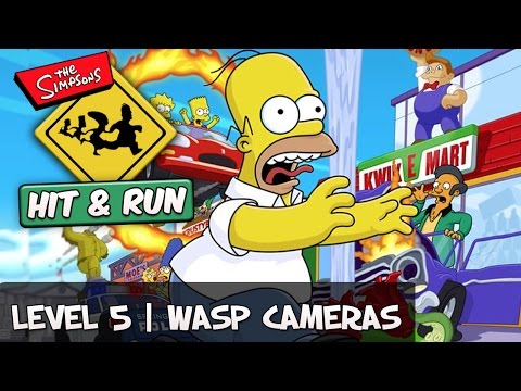 The Simpsons Hit and Run - Level 5 All Wasp Cameras